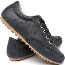 Tenis Feminino Mocassim Confortavel material ecológico Casual Dia a Dia