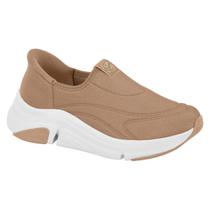 Tenis Feminino Modare Sem Cadarço Casual Lycra Nude Lançamento