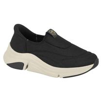 Tenis Feminino Modare Sem Cadarço Casual Lycra Preto Lançamento Tenis Feminino Modare Sem Cadarço Casual Lycra Preto Lançamento