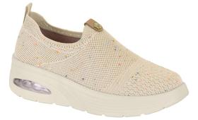 Tenis Feminino Modare Slip On Knit Amortecedor Em Gel