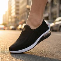 Tênis Feminino Modare Slip On Knit Ultracomfy Preto
