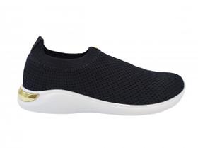 Tênis Feminino Modare Slip On Preto 7374.308 Tênis Feminino Modare Slip On Preto 7374.308