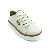 Tênis Feminino Moleca 5712.205 - Off White