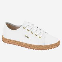 Tenis Feminino Moleca Casual Detalhe Trançado Modelo Novo