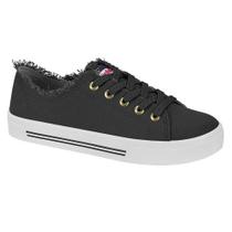 Tenis Feminino Moleca Lona Destroyed