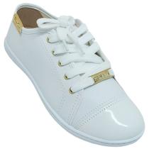 Tênis Feminino Moleca Napa Ajuste Fácil Verniz Neo Tênis Feminino Moleca Napa Ajuste Fácil Verniz Neo