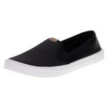 Tênis Feminino Moleca Nobuck Preto Calce Facil 5296530 -