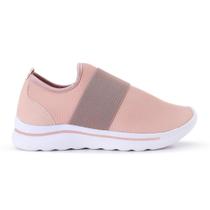 Tênis Feminino Nude K2 Slip On Confortável Leve Casual Dia a Dia Cor:NudeTamanho:35
