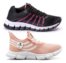 Tenis Feminino Olimp Kit 02 Pares Academia exercício funcional Barato