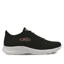 Tênis Feminino Olympikus 130G Ultraleve Hypersox Preto/Rose