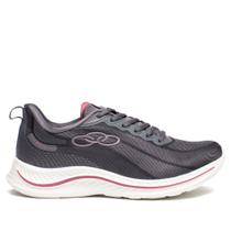Tênis Feminino Olympikus Apolis 206 Evasense Cinza/Vinho Tênis Feminino Olympikus Apolis 206 Evasense Cinza/Vinho