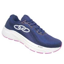 Tênis Feminino Olympikus Ultra Leve Confortável Cano Baixo Ortopédico Academia