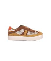 Tênis Feminino Orcade Thai Laser Couro Bege Tênis Feminino Orcade Thai Laser Couro Bege