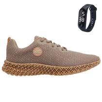 Tênis Feminino Para Academia Caminhada Sola Reta Com Relógio GTB2 Tênis Feminino Para Academia Caminhada Sola Reta Com Relógio GTB2