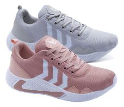 Tênis Feminino Para Academia - Combo 2 Tênis R-4000