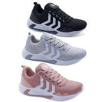 Tênis Feminino Para Academia - Combo 3 Tênis R-4000