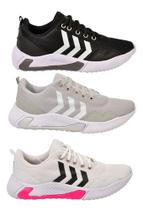 Tênis Feminino Para Academia - Kit 3 Tênis R-4000 Tênis Feminino Para Academia - Kit 3 Tênis R-4000