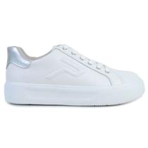 Tênis Feminino Pegada Casual Couro Branco - 2112 Tênis Feminino Pegada Casual Couro Branco - 2112