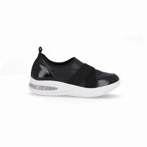 Tênis Feminino Piccadilly Slip On Softstep Anabela Médio