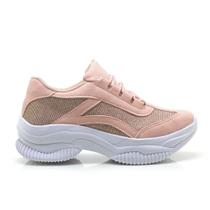 Tênis Feminino Plataforma Casual Sneaker Femme Sola Alta