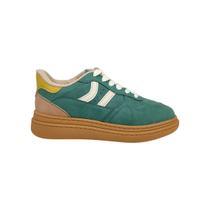 Tênis Feminino Plataforma Nobuck Confortável Moleca 5816101