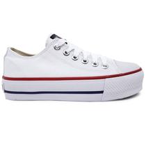 Tênis Feminino Plataforma Super Star New York Low Branco Tênis Feminino Plataforma Super Star New York Low Branco