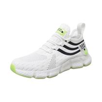 Tênis Feminino plus Size Respirável Em Malha Slip on Para Caminhada E Corrida, Calçados De Alta