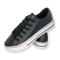 Tênis feminino Preto com sola Branca l Lindo e Confortável l Tênis casual Tênis feminino Preto com sola Branca l Lindo e Confortável l Tênis casual