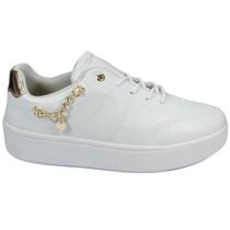 Tenis Feminino Ramarim 2483102 Branco Moda Casual Colonelli