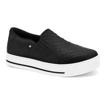 Tênis Feminino Ramarim Casual Iate Slip On Preto 24-93101