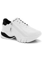 Tênis Feminino Ramarim Dad Sneaker Chunky Ziper 2380202 Branco