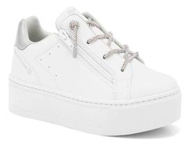 Tenis Feminino Ramarim Flatform Cadarço Strass Calce Facil