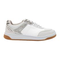 Tênis Feminino Ramarim Zebra Branco e Prata - 2463
