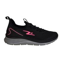 Tênis Feminino Running Adrun Flex Go 9814F Leve Sem Cadarço