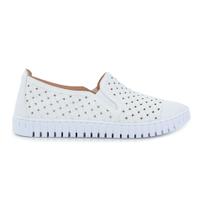 Tênis Feminino Santinelli Slip On Recortes Branco - 1528