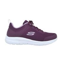 Tênis Feminino Skechers 896248 Cordão Tecido Conforto Leve