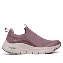 Tênis Feminino Skechers Arch Fit New Beauty Rosa Antigo