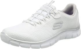 Tênis Feminino Skechers Empire Take Charge Branco Prata 38 Tênis Feminino Skechers Empire Take Charge Branco Prata 38