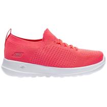 Tênis Feminino Skechers Go Walk Joy Elástico Sem Cadarço - Rosa