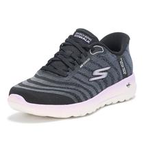 Tênis feminino Skechers Go Walk Joy Juneau preto/lavanda