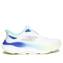 Tênis Feminino Skechers Max Run M-Strike Branco/Multi Tênis Feminino Skechers Max Run M-Strike Branco/Multi