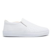 Tênis Feminino Slip On Calce Fácil Casual Branco