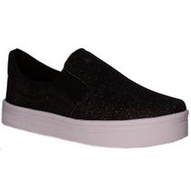 Tenis Feminino Slip On Gliter Ousadia 083-063