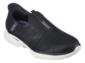 Tênis Feminino Slip On Go Walk 6 Fabulous View 124569 Skechers Preto