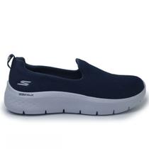 Tênis Feminino Slip On Go Walk Flex Skechers 124819 Marinho