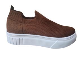 Tênis feminino slip on material super confortável Kinit Spaflex