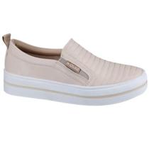 Tênis Feminino Slip On Pérola Quiz 65-1791 Confortável Matelasse - super Leve Tênis Feminino Slip On Pérola Quiz 65-1791 Confortável Matelasse - super Leve