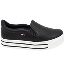 Tênis Feminino Slip On Plataforma Com Elástico Via Marte