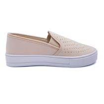 Tênis Feminino Slip On Plataforma Sapatilha Sola Alta K107 Tênis Feminino Slip On Plataforma Sapatilha Sola Alta K107
