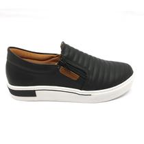 Tênis Feminino Slip On Preto